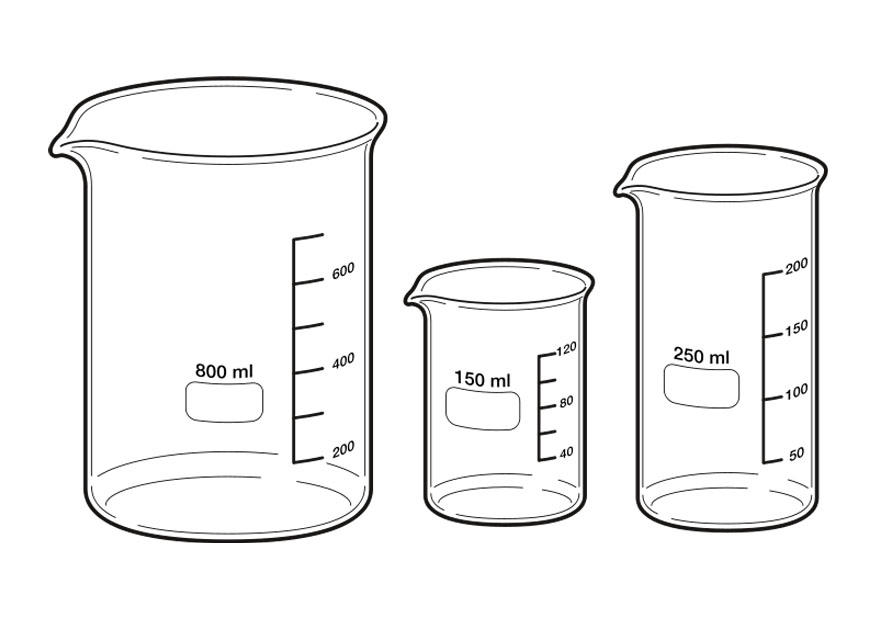Coloriage tasse A  mesurer